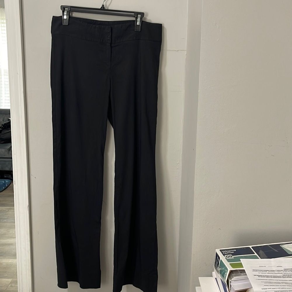 Theory Black Wide Leg Pants